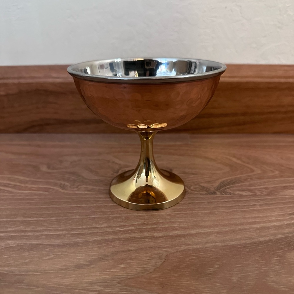 Copper Hammered Coupes - Set of 4 Brand New